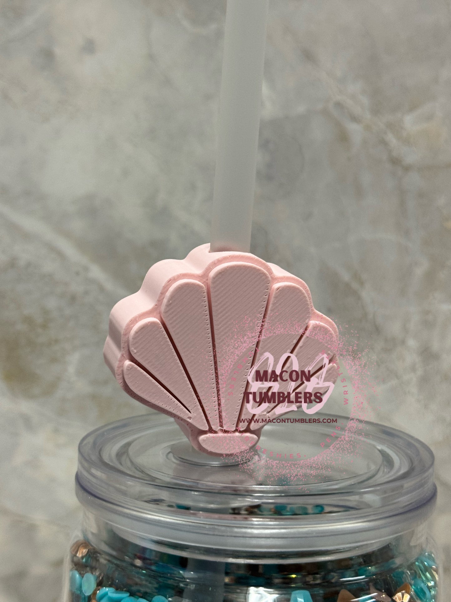 Under The Sea 3d Printed Straw Charms