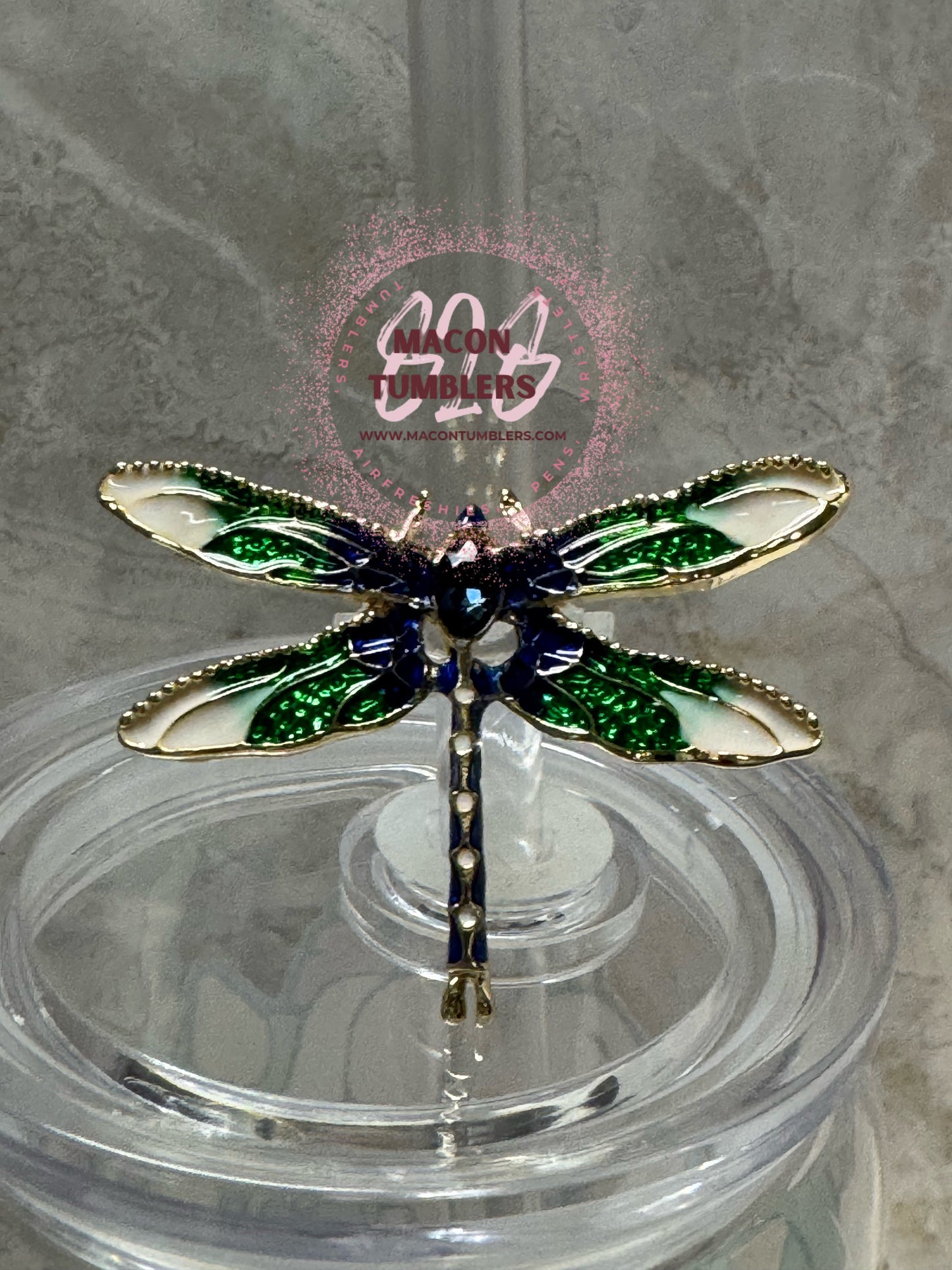 Bling Straw Charm/Topper