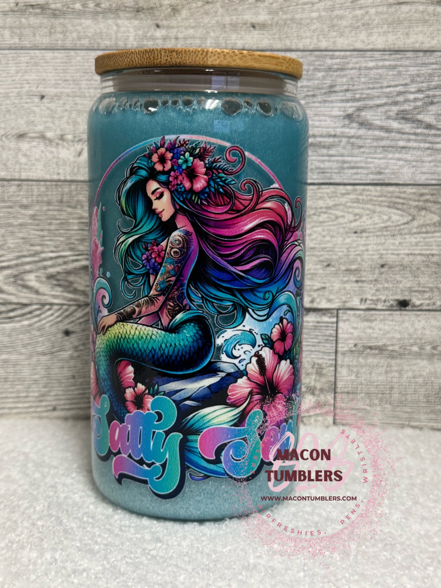 Mermaid Beach 16 oz Glass Snowglobe