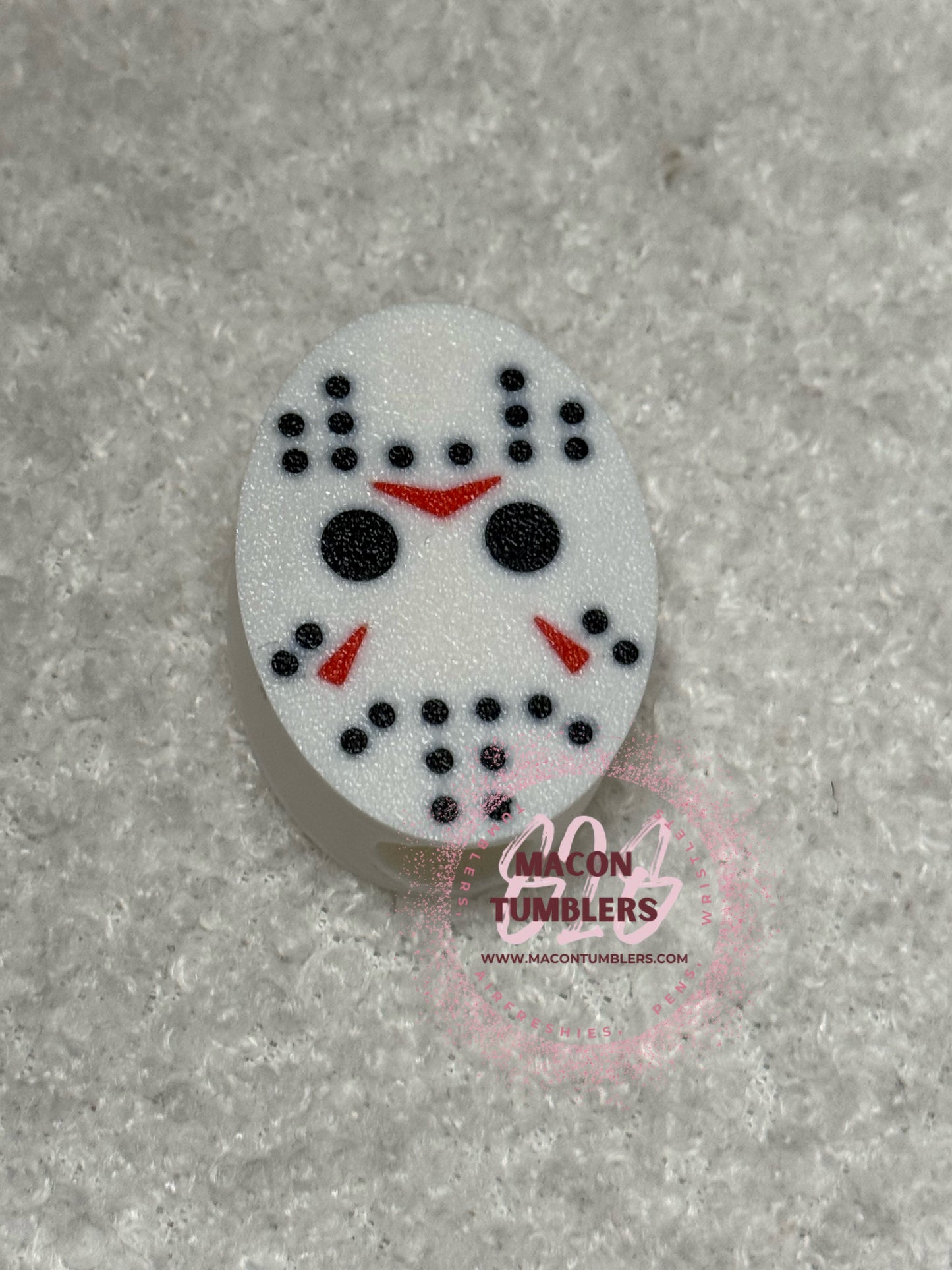 Scary 3d printed straw charms