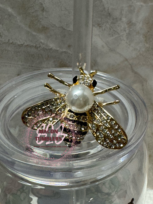Bling Straw Charm/Topper