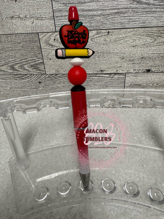 Teach Love & Inspire Beaded Pen
