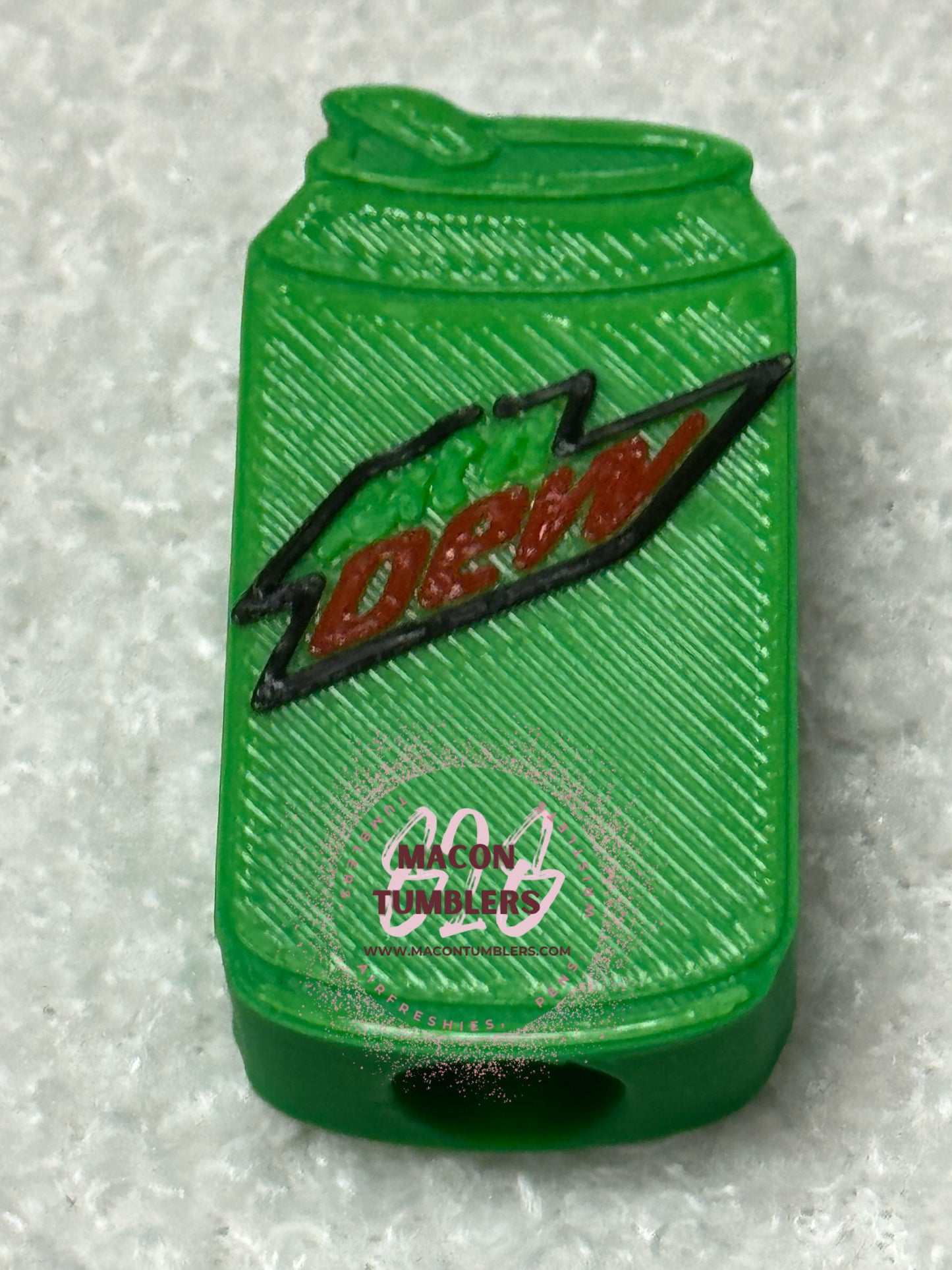 Drink 3d printed straw charms
