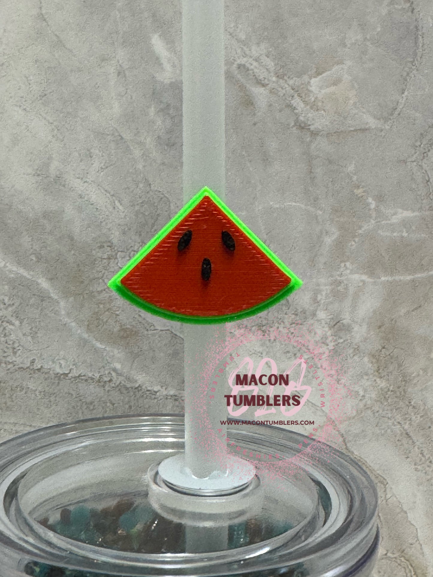 Fruit 3d Printed Straw Charms