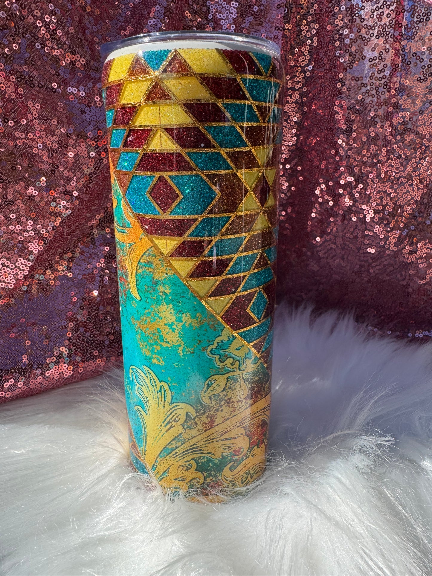 RTS 20oz Aztec with Vinyl Tumbler