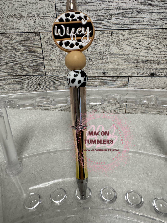 Wifey Beaded Pen