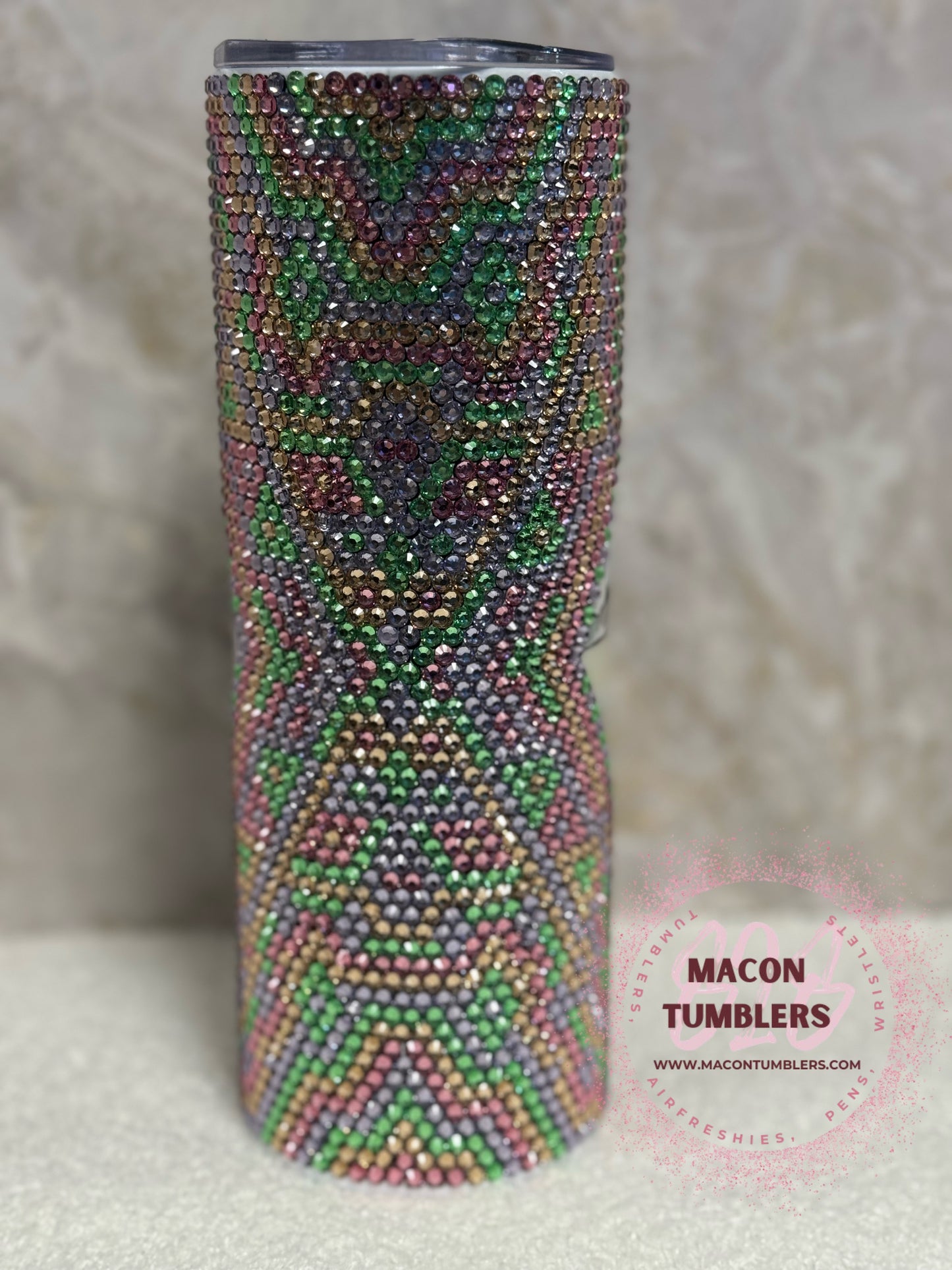 Book Sublimation and Rhinestone Tumbler – 20 oz