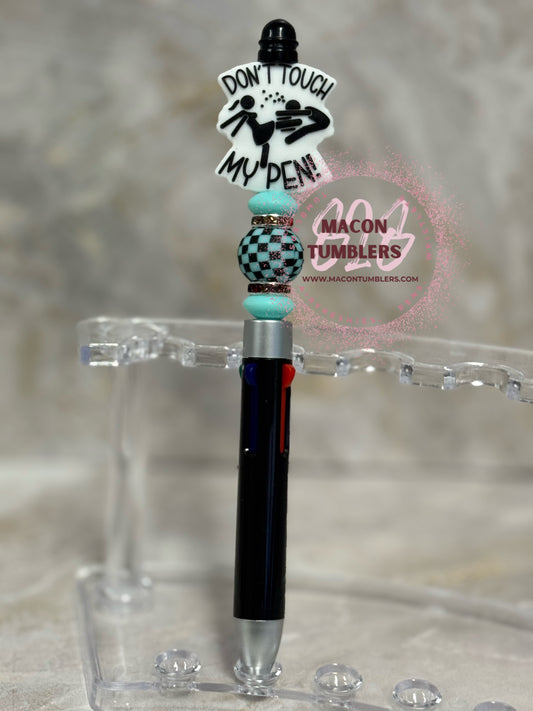Don't Touch My Pen – Beaded Statement Pen