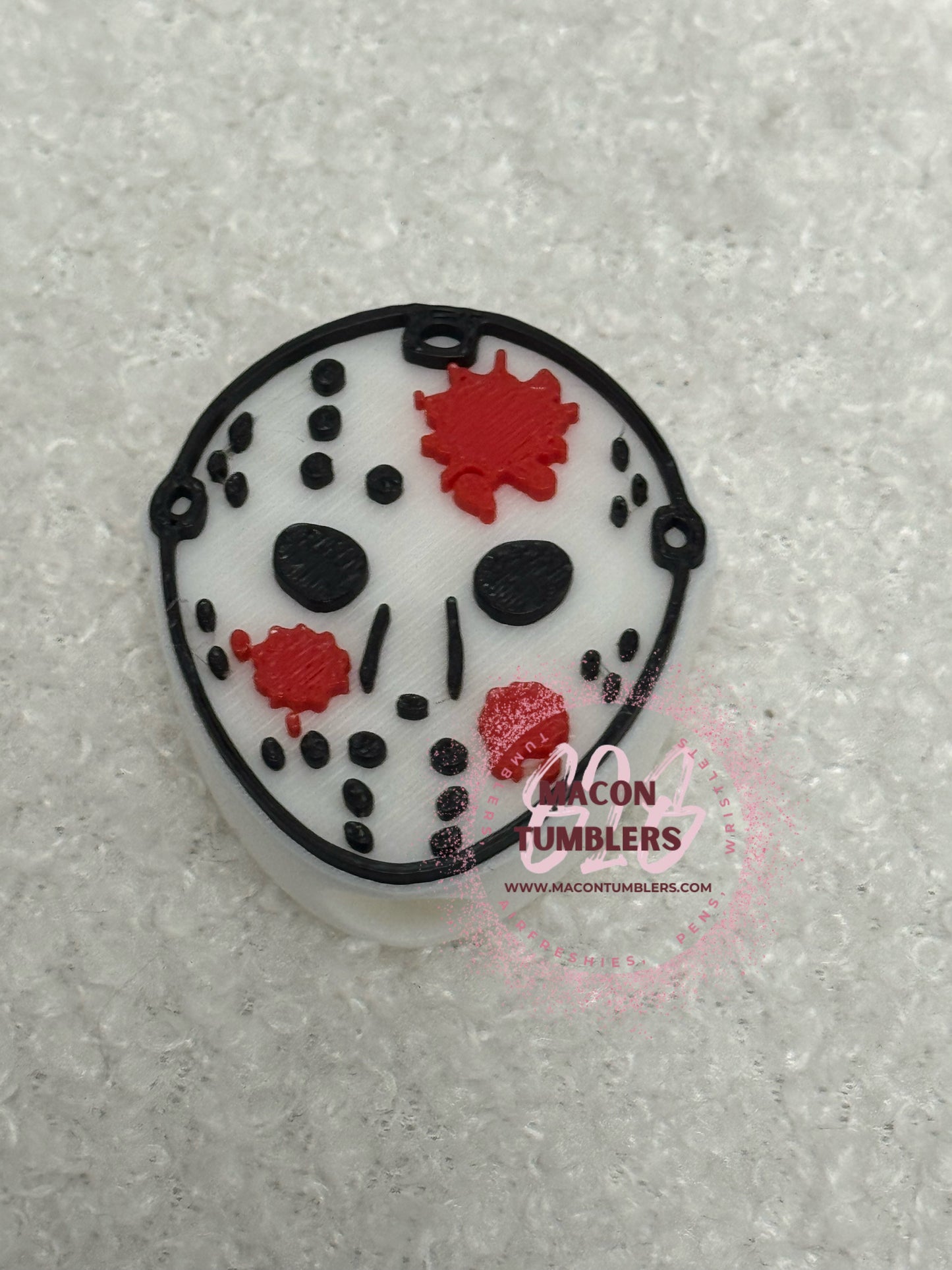 Scary 3d printed straw charms