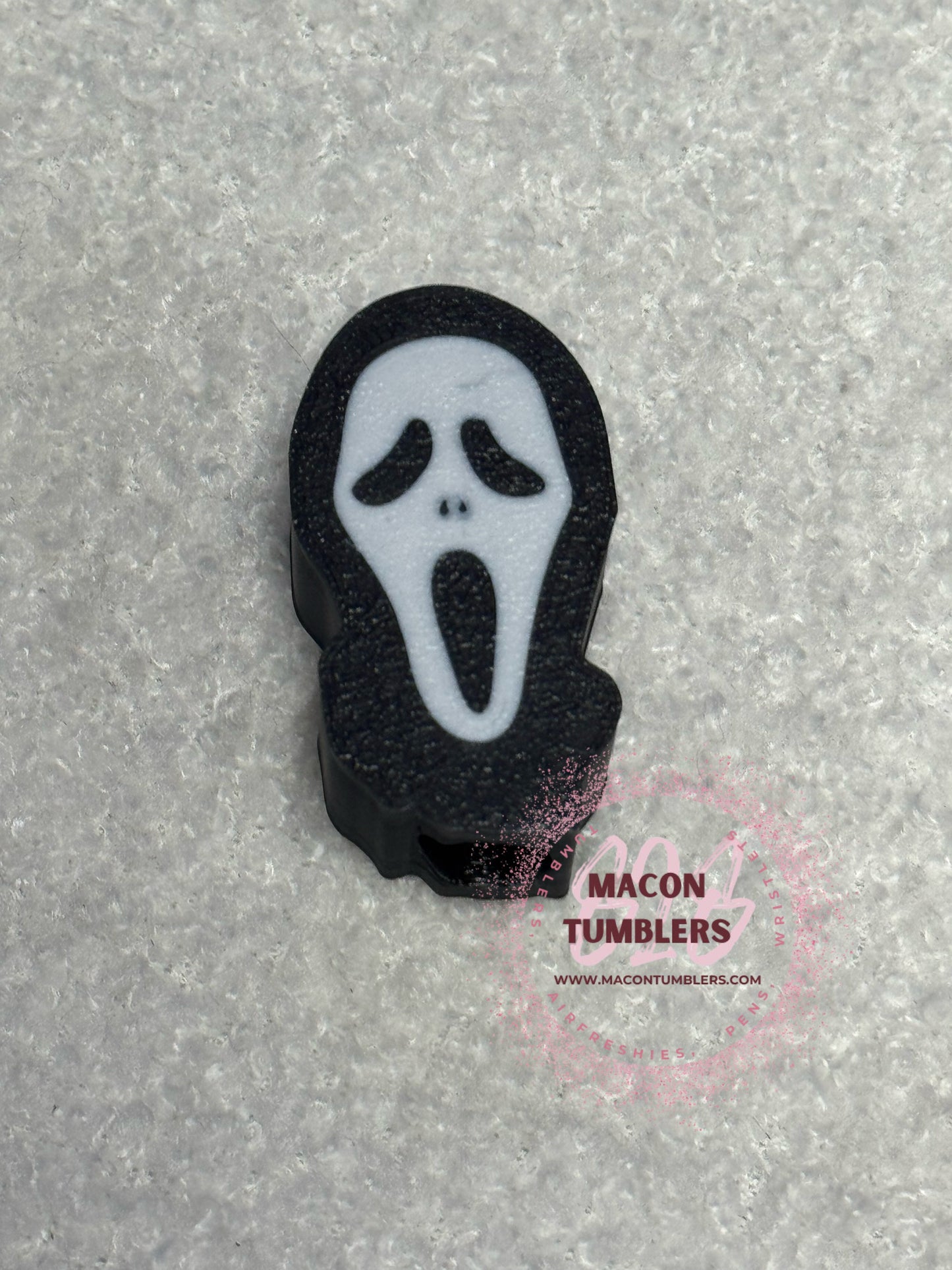 Scary 3d printed straw charms