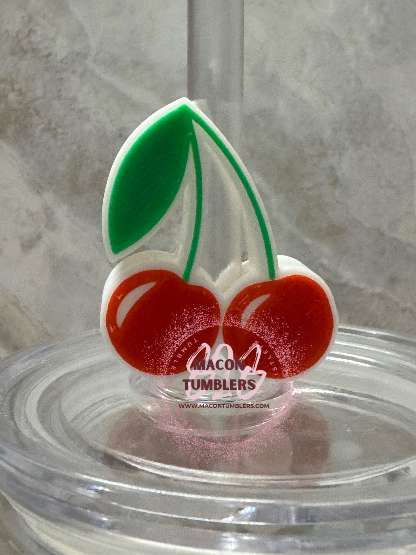 Fruit 3d Printed Straw Charms