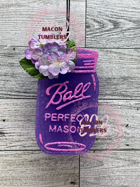 RTS Purple Mason Jar Freshie