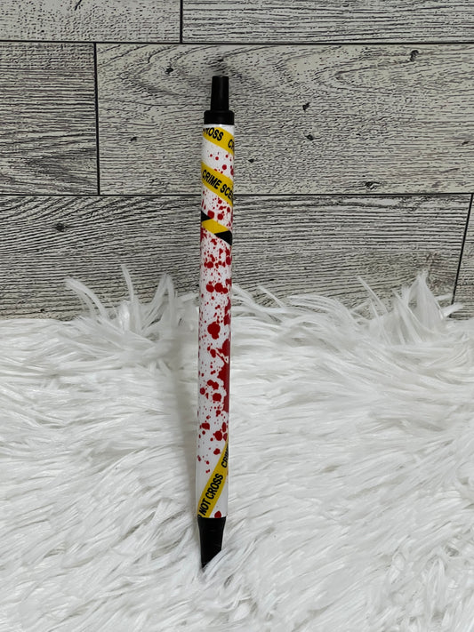 Crime Scene Wrap Epoxy Pen